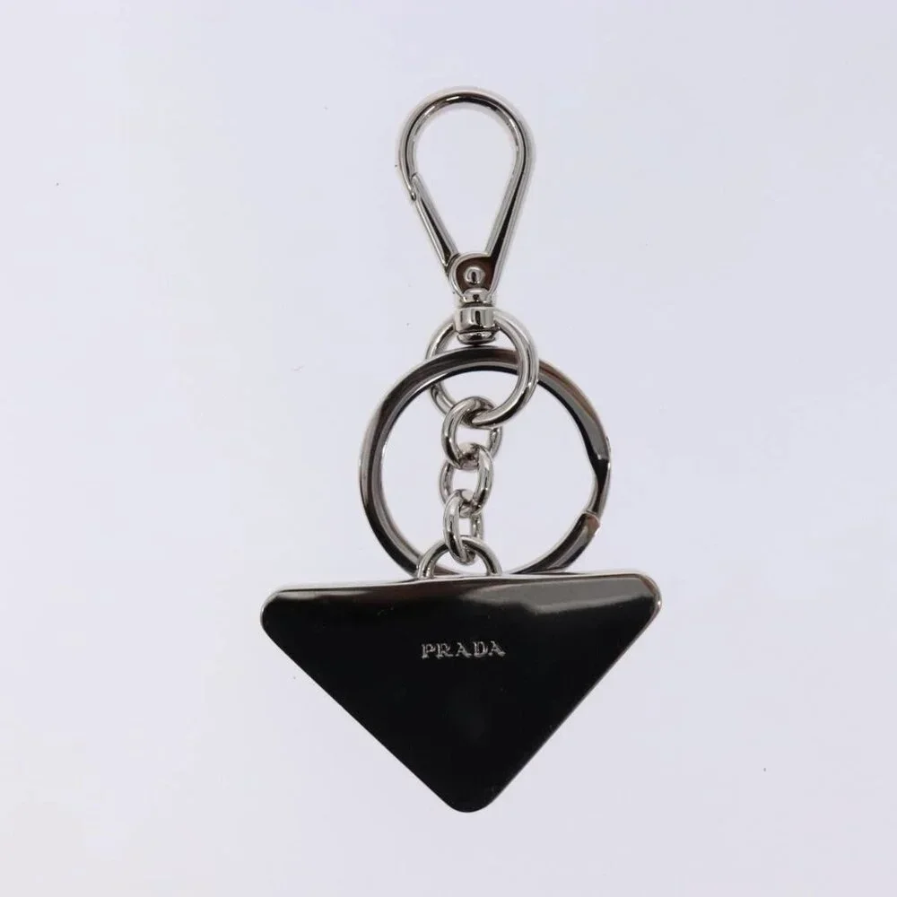 PRADA Key Charm metal Silver Auth